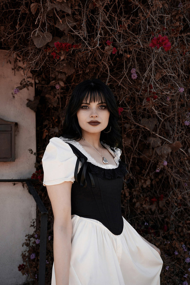 medieval  goth corset top