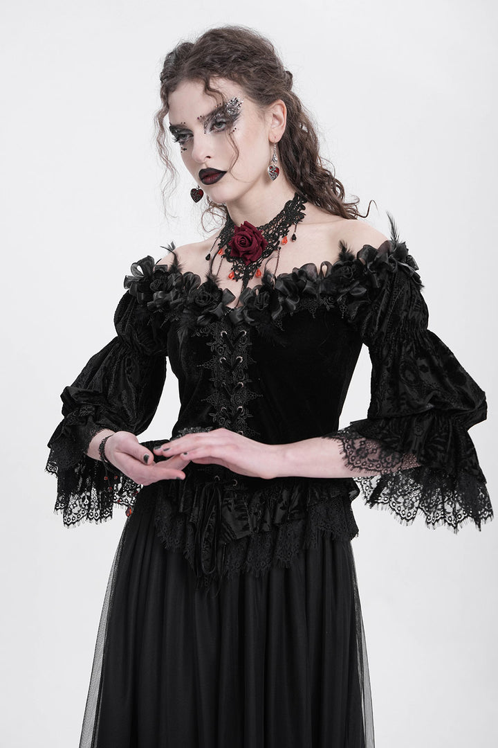 corset gothic top by devil fashion