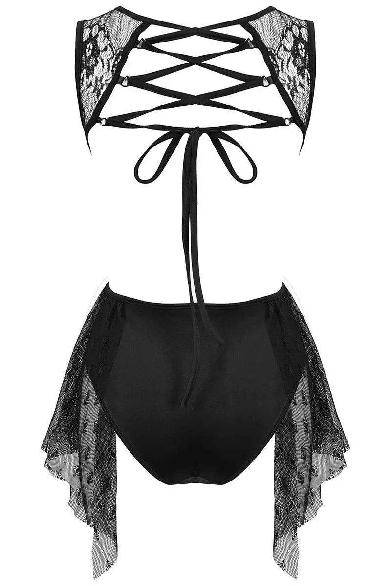 plus size gothic swimsuit