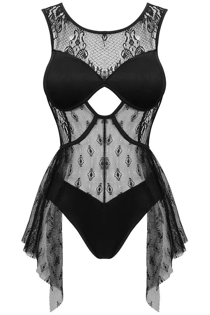 romantic goth swimsuit