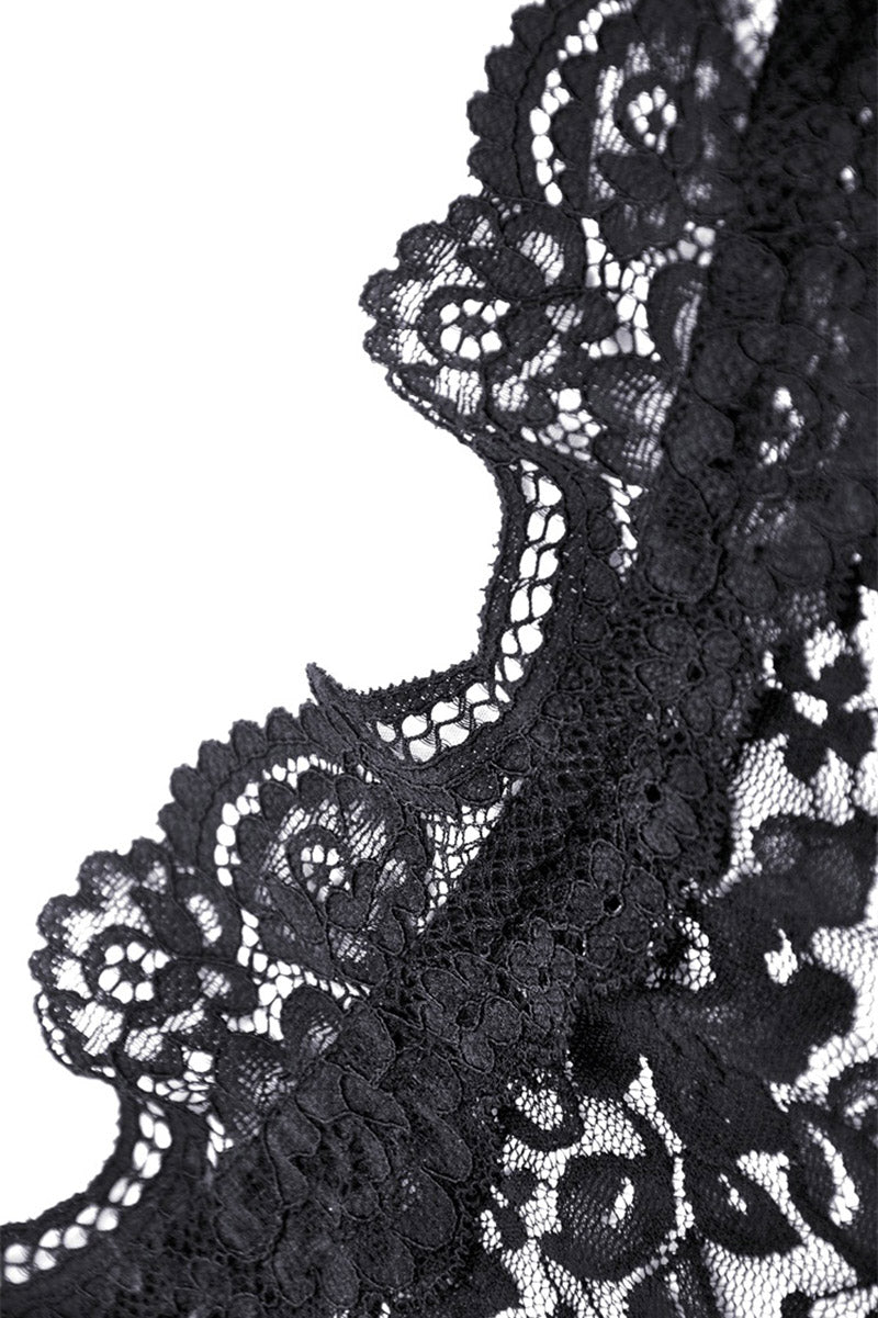 Morbida Mesh Lace Top