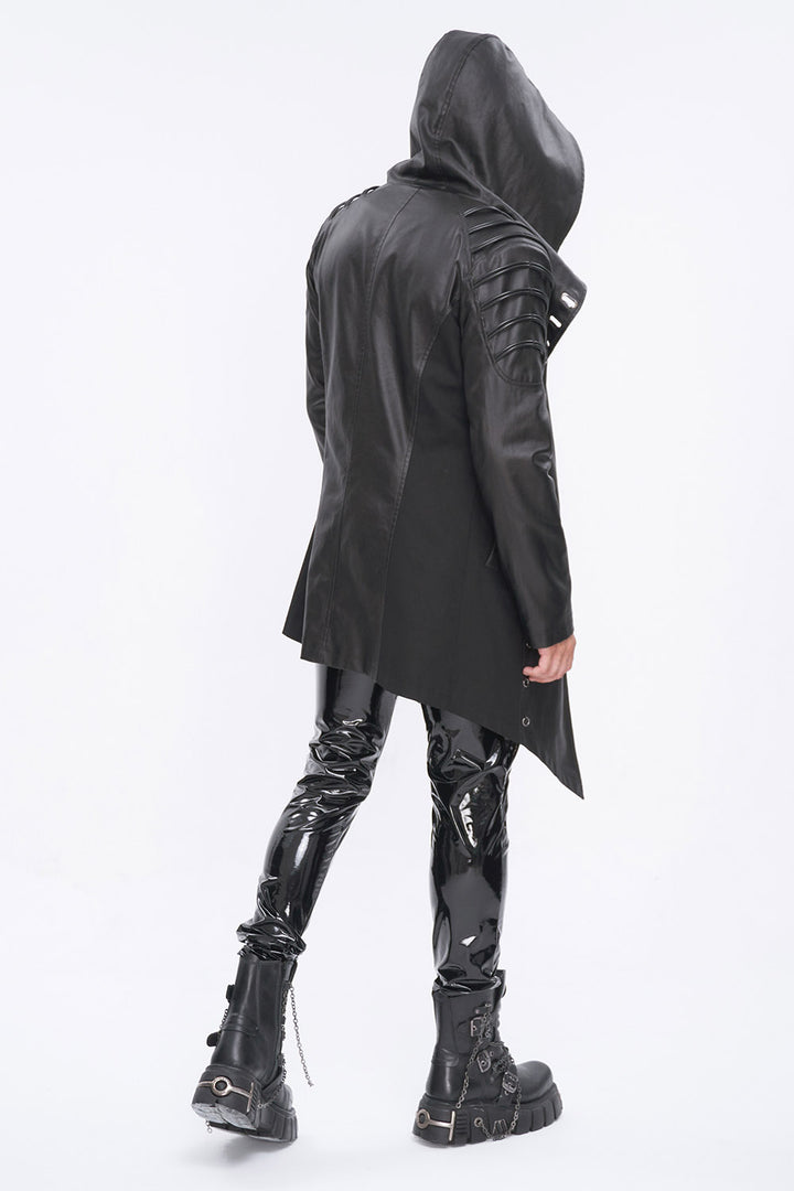 faux leather jacket for men