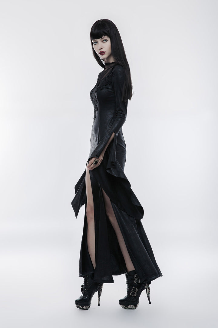 womens leg slit long dress
