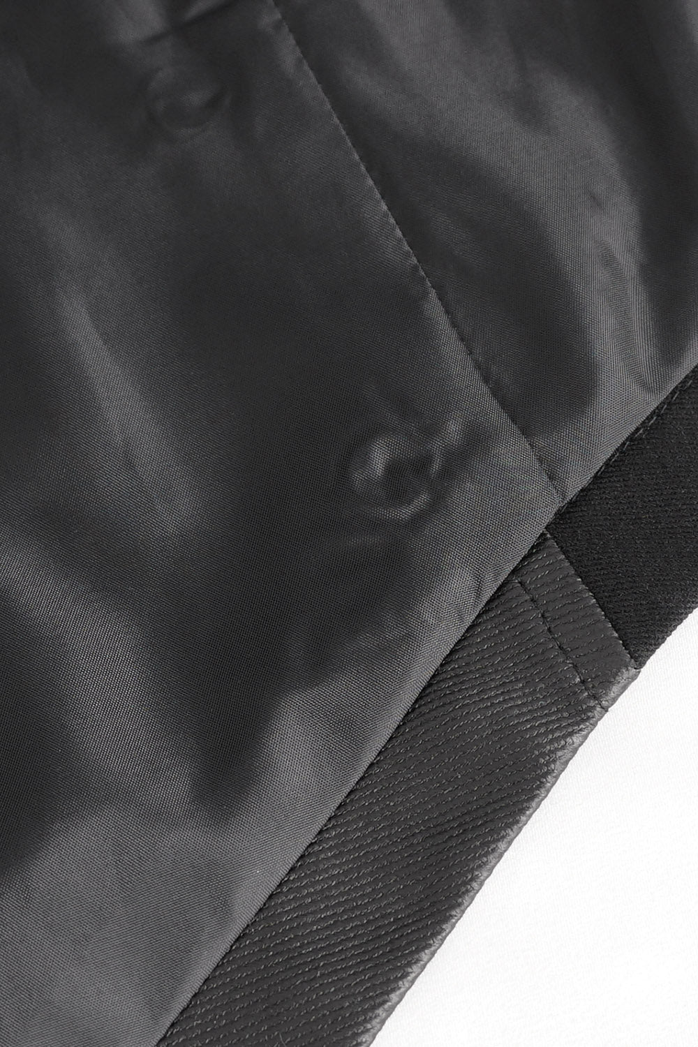black punk lined coat