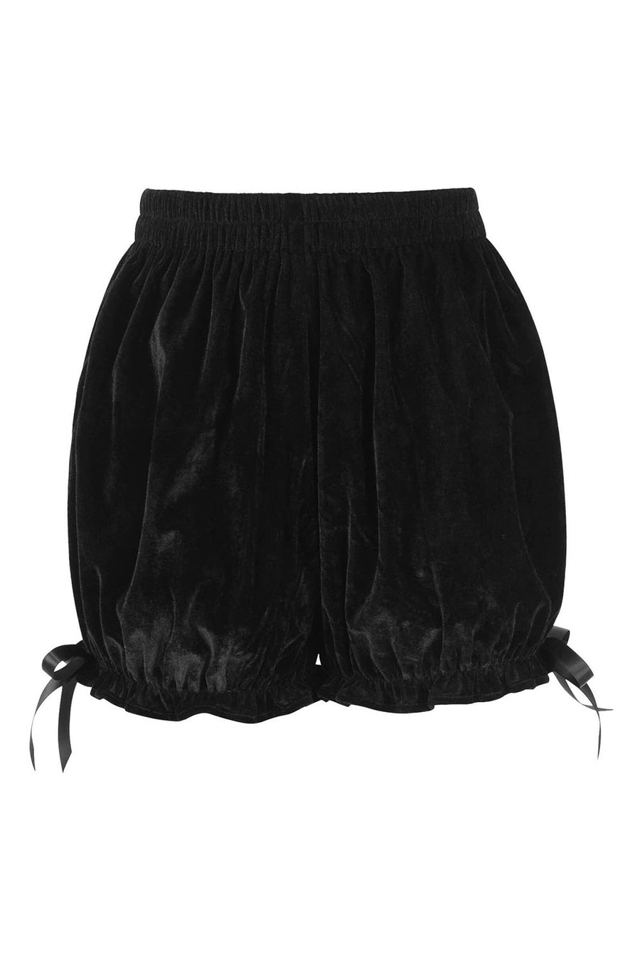 black velvet high waisted bloomers