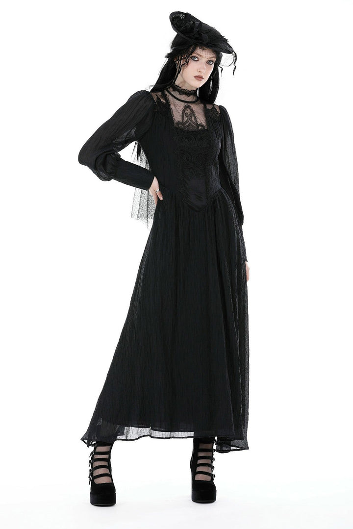 lace old fashioned dress