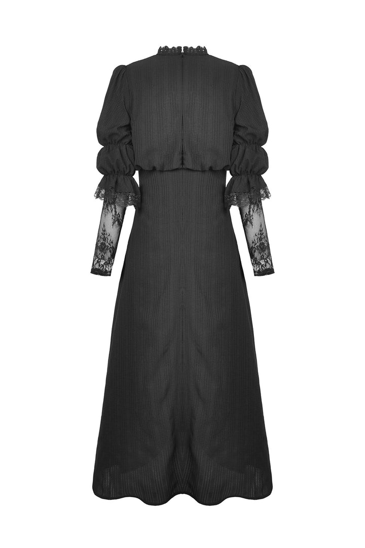 women in black dress