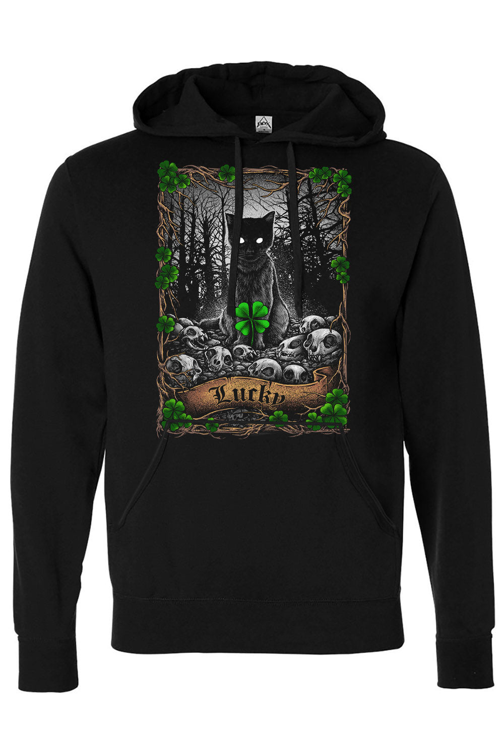 lucky tarot card hoodie