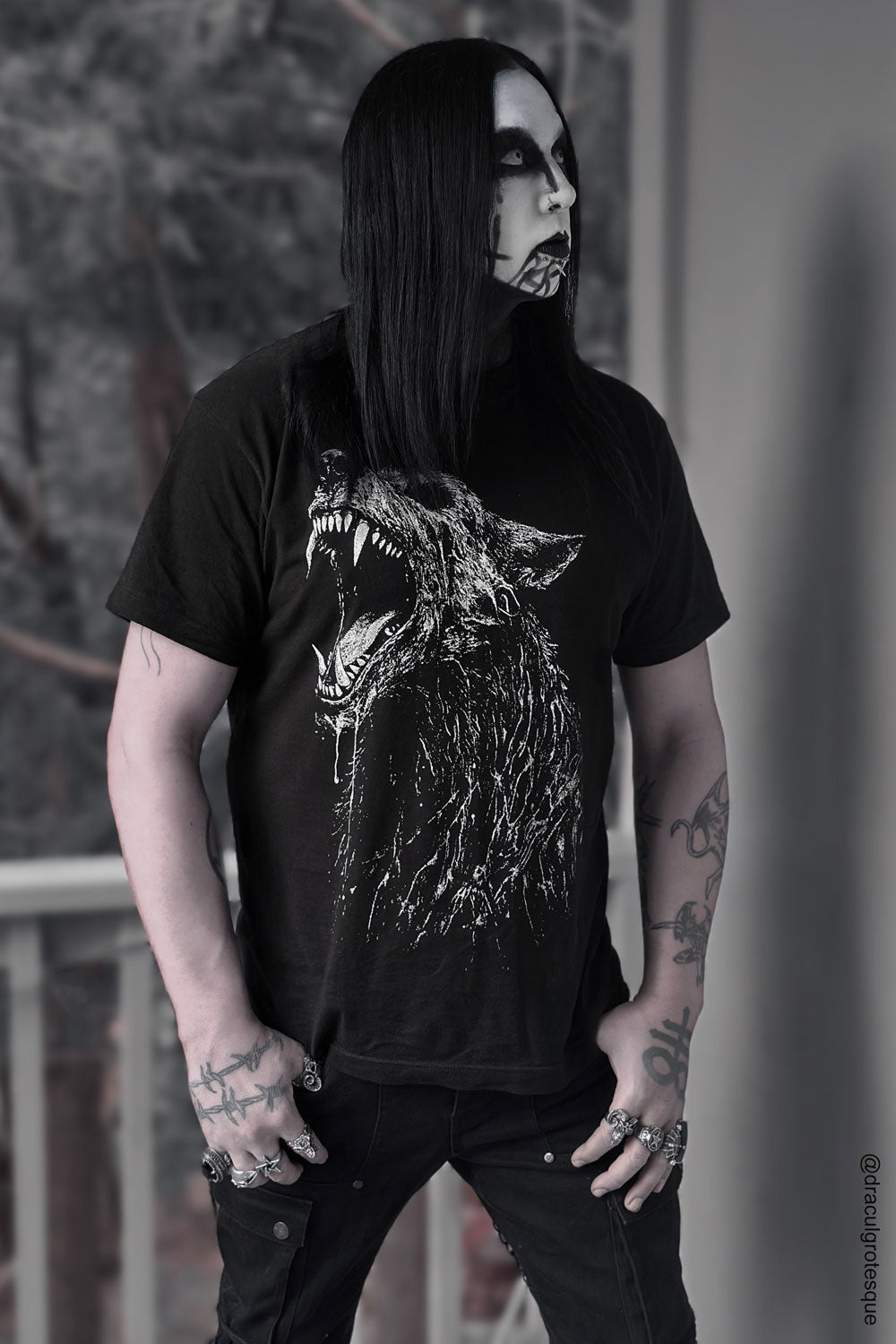 mens werewolf shirt