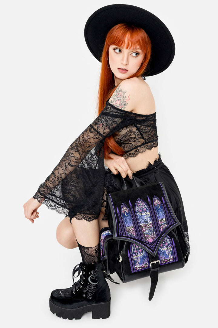 gothic magical backpack