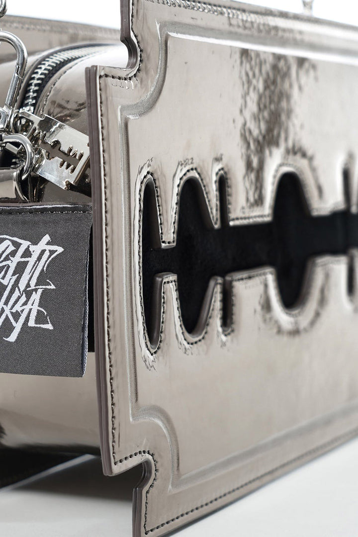 Mondschein-Silber-Rasierklingen-Tasche