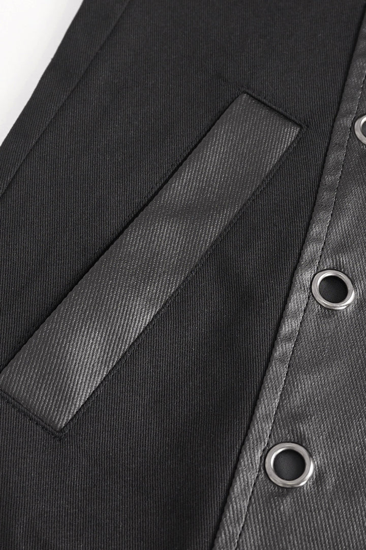 black jacket with pockets