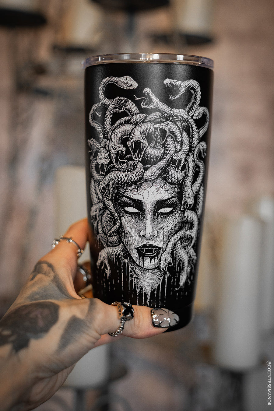 medusa travel mug