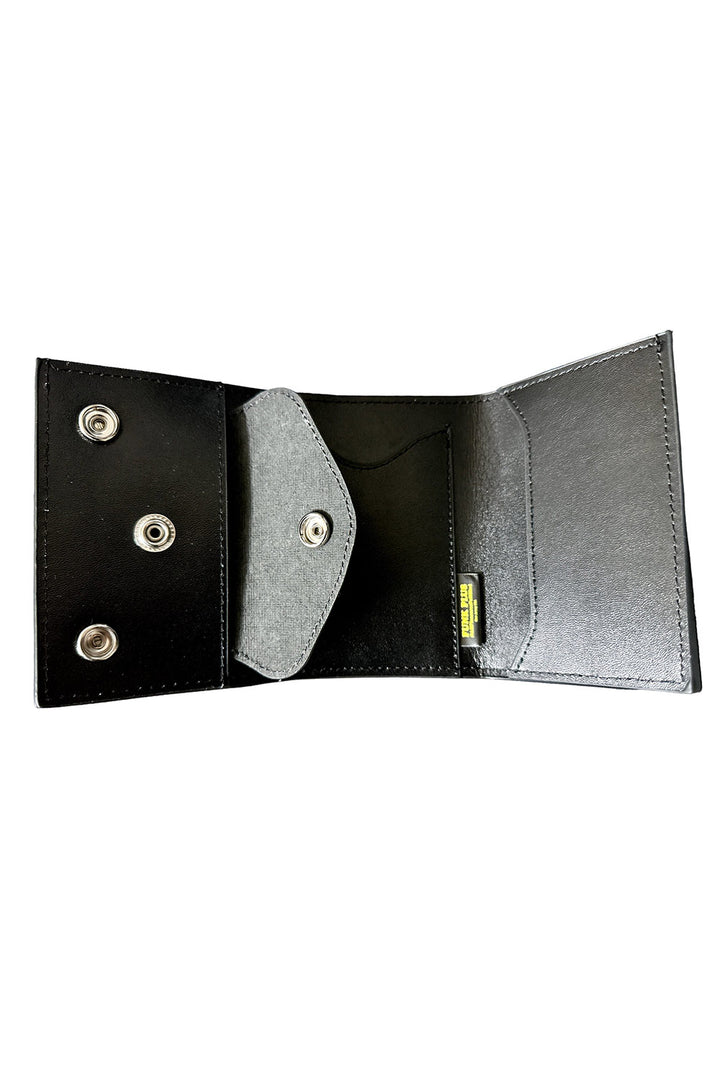 Middle Finger Bone Biker Wallet