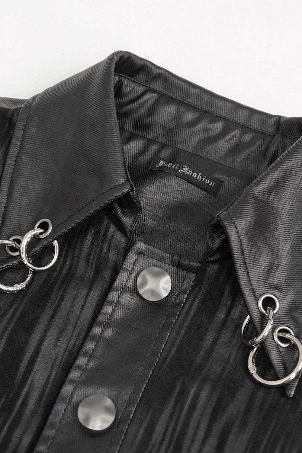 Pierced Leather Shacket