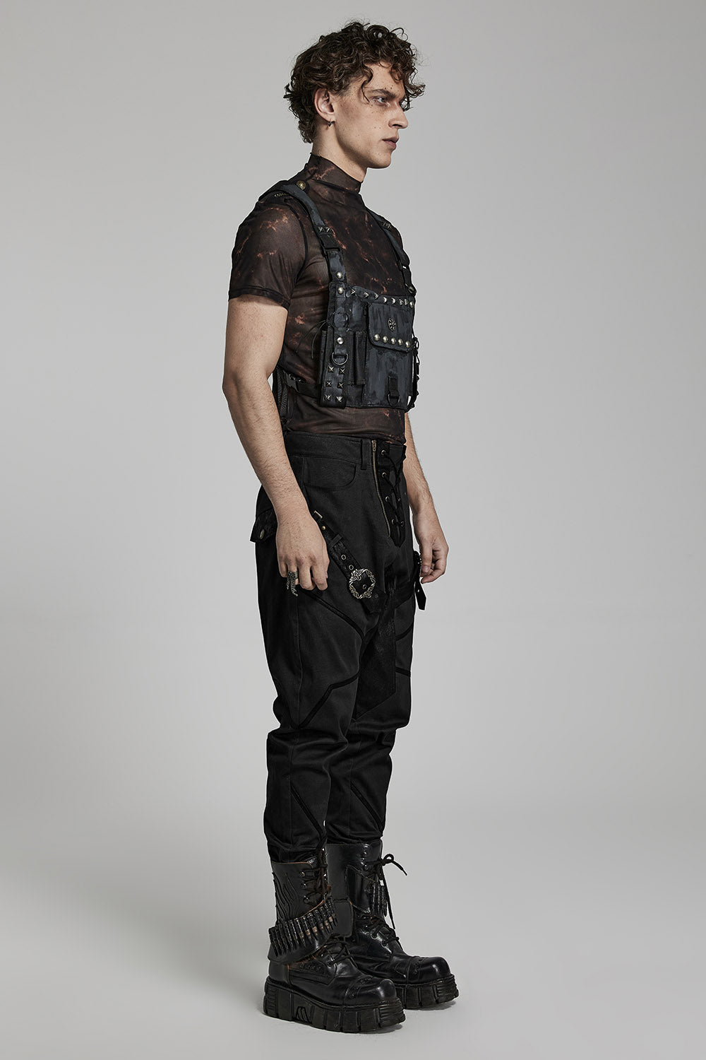 Punk Trenches Chest Harness Bag