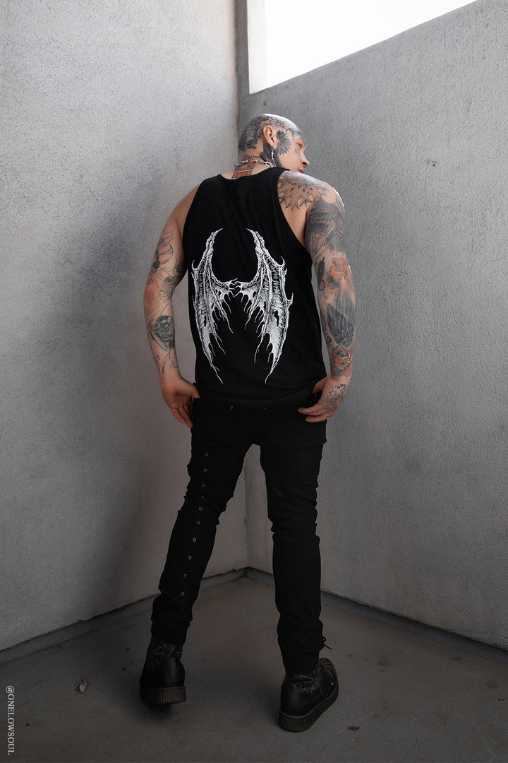 mens dragon heavy metal top