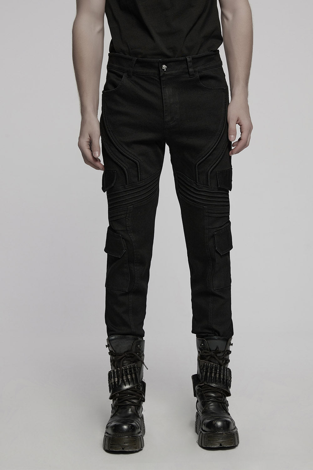 mens slim fit cargo pants