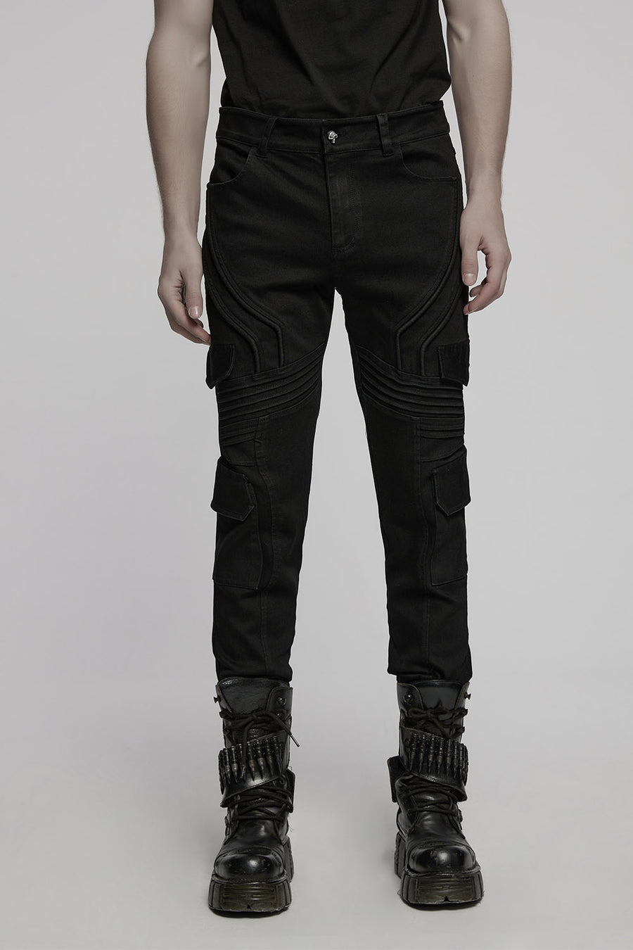 mens slim fit cargo pants