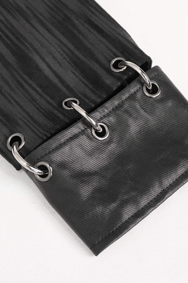 Pierced Leather Shacket