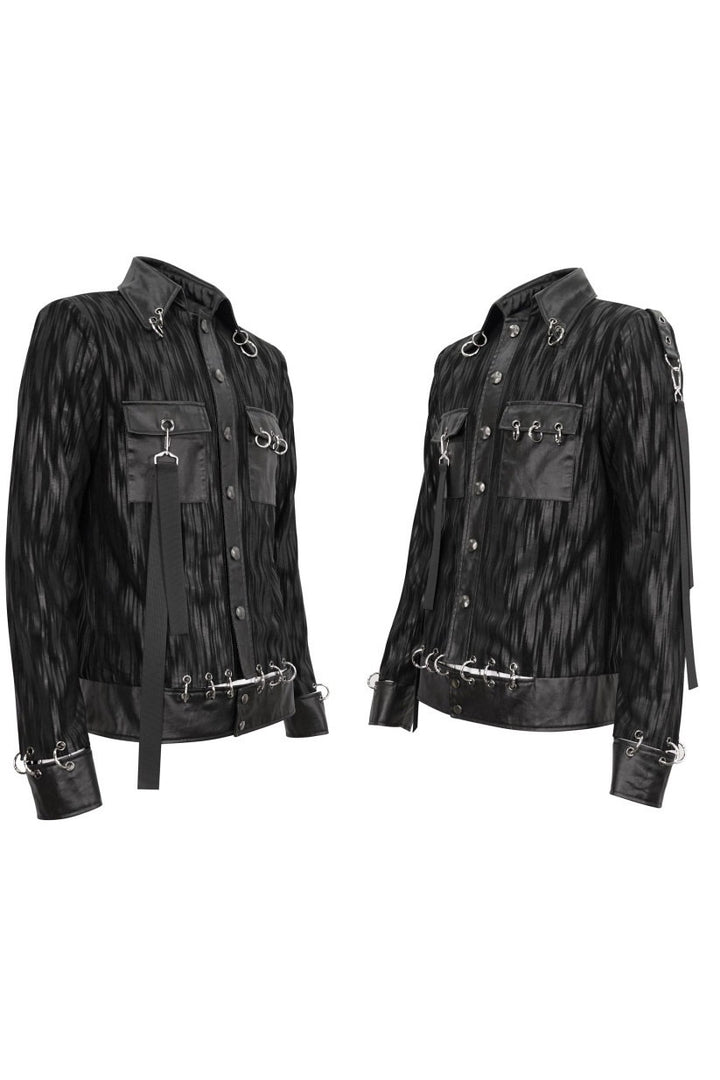 Pierced Leather Shacket