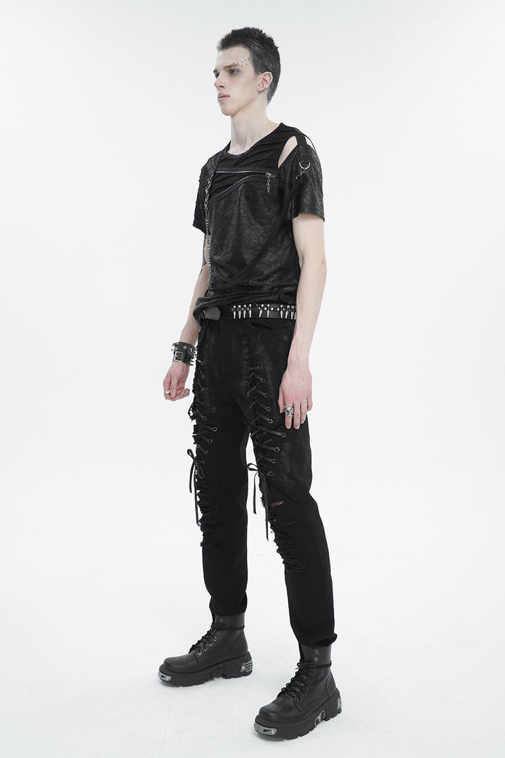 mens zippered top