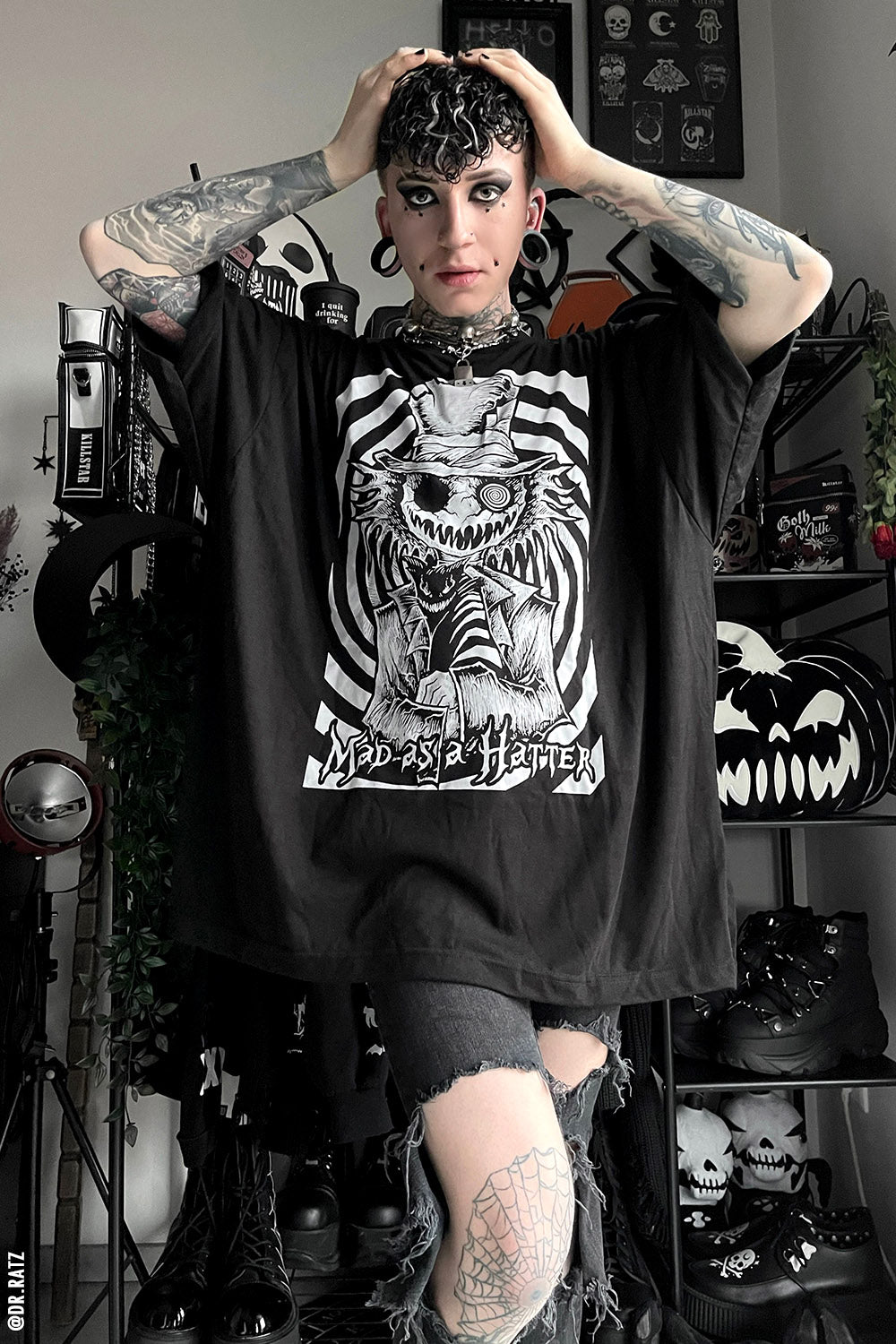 Camiseta Loco como un Sombrerero