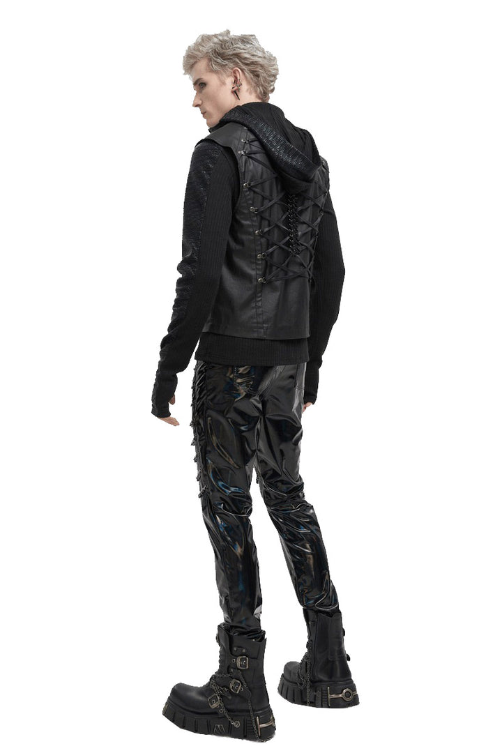 Skeletal Spine Motorcycle Vest