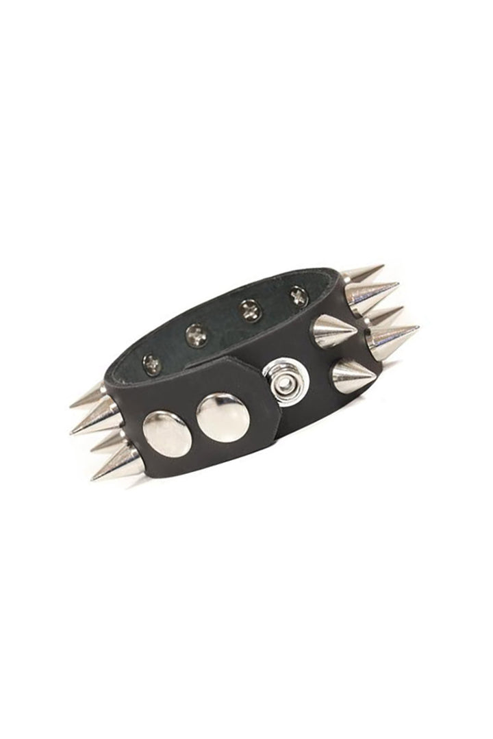 Spiked Leather Cuff Bracelet