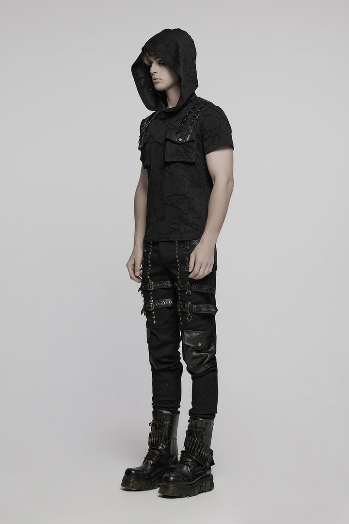 mens black emo jeans