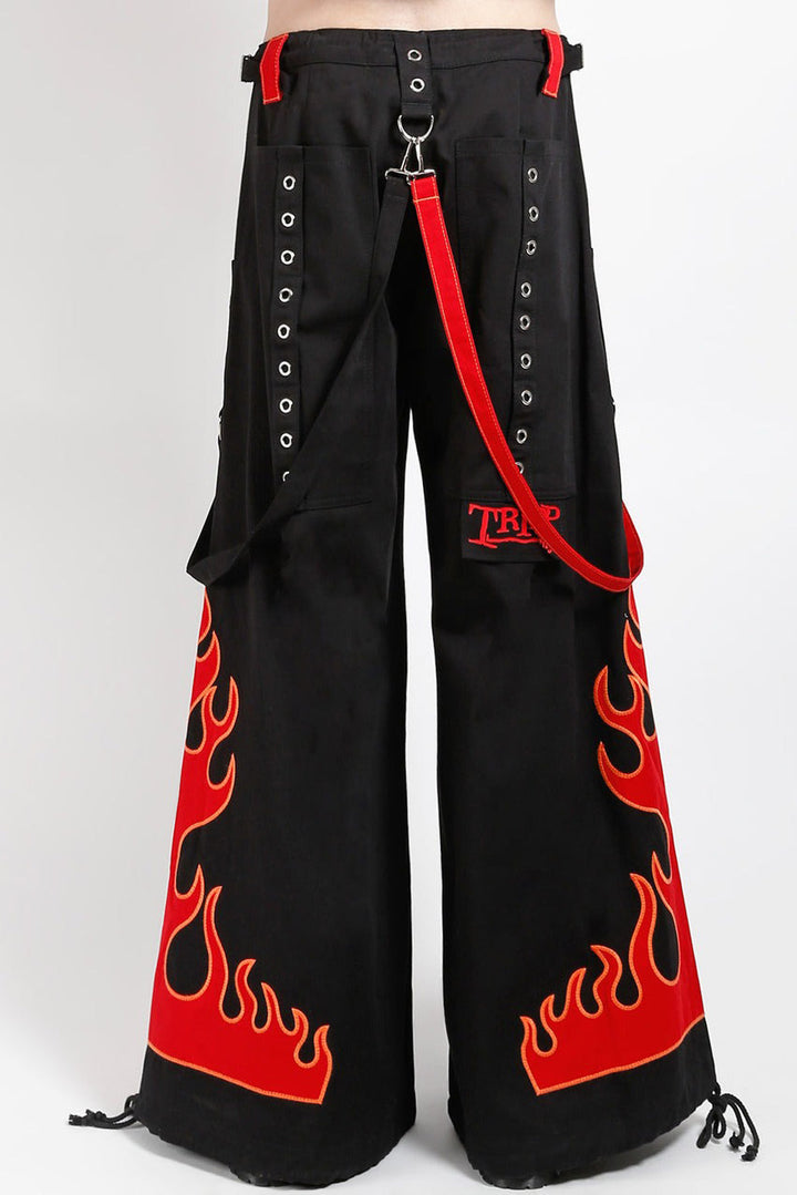 mens goth rave pants