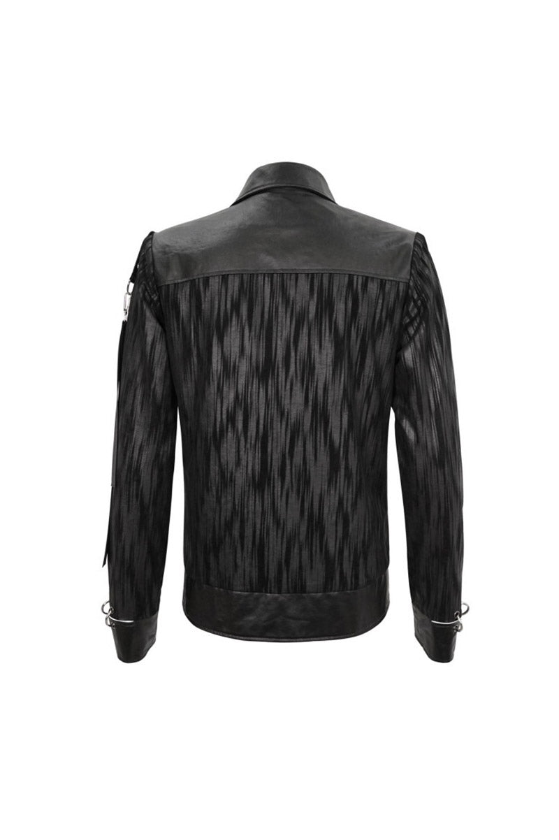 Pierced Leather Shacket