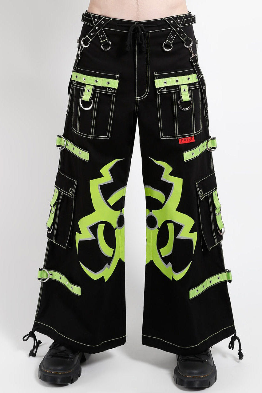 Tripp NYC Mega Biohazard Pants [Black/Lime BIO] – VampireFreaks