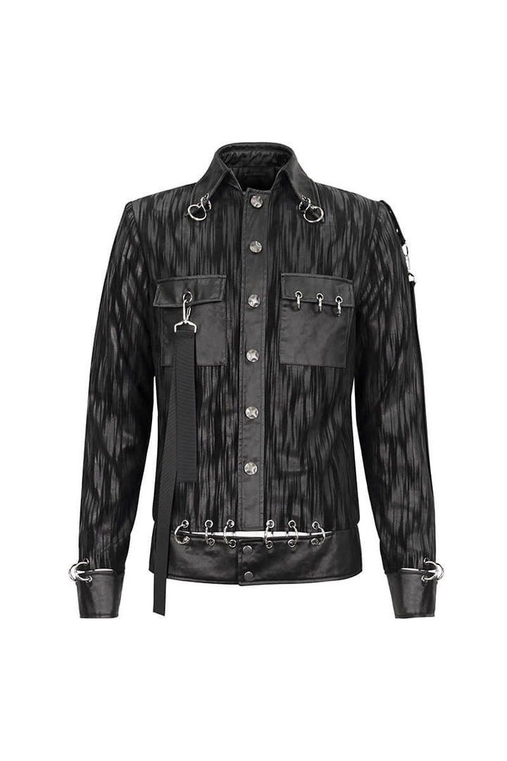 Pierced Leather Shacket