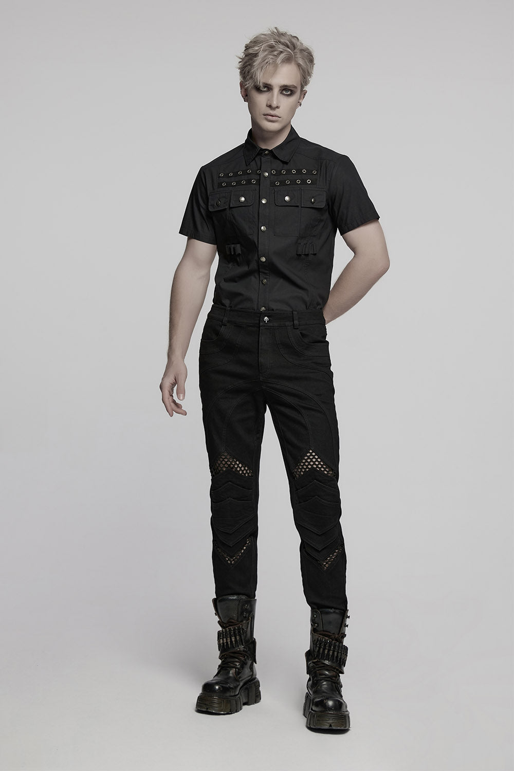 mens post-punk apocalyptic pants