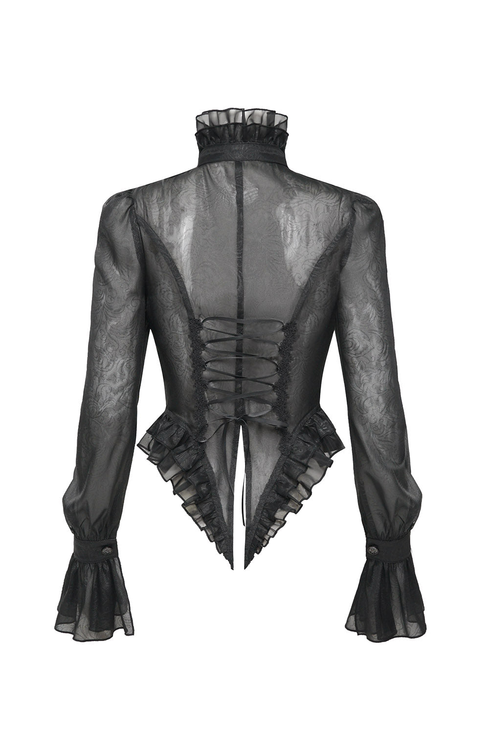 tapered waist corset shirt