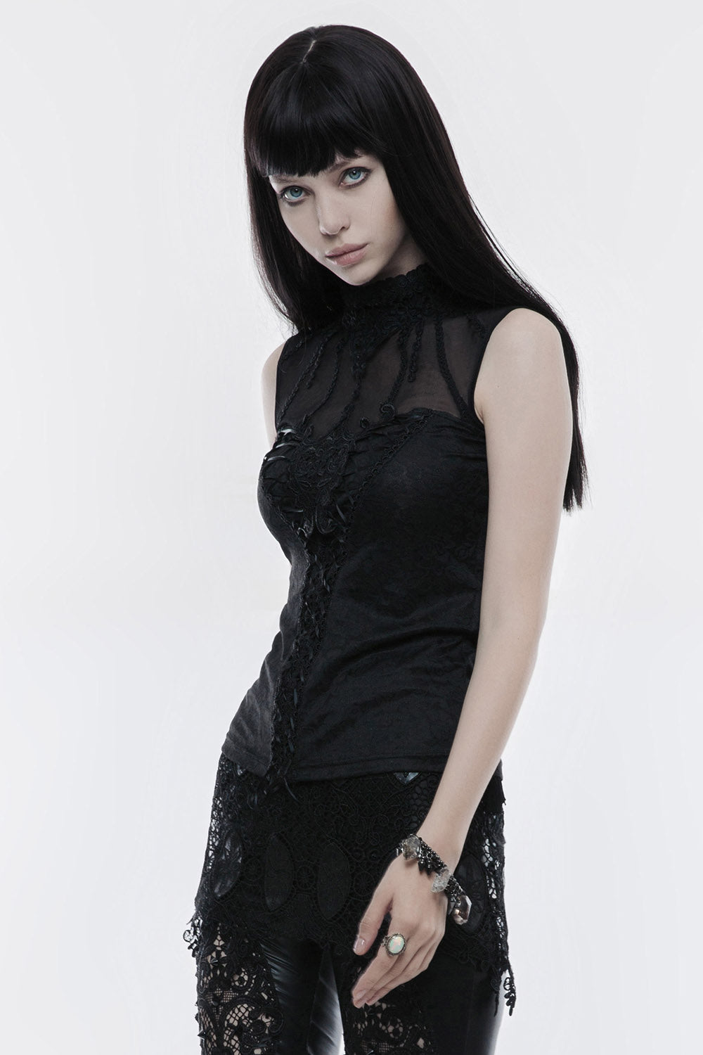 vintage gothic tank top for women