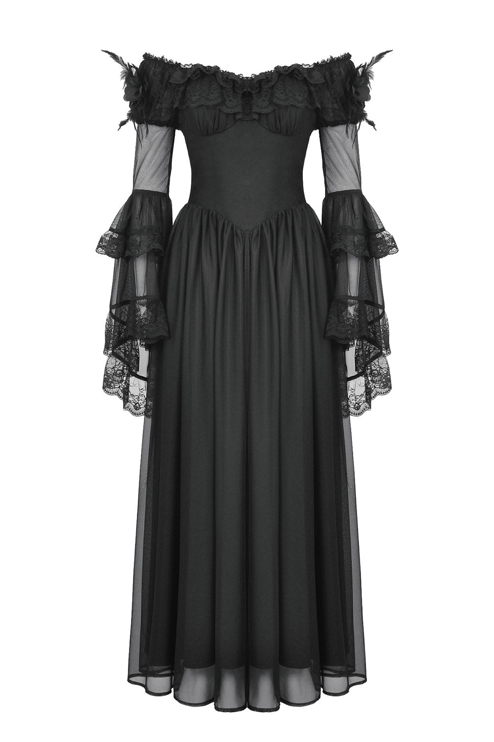 gothic lace up renaissance gown by dark in love