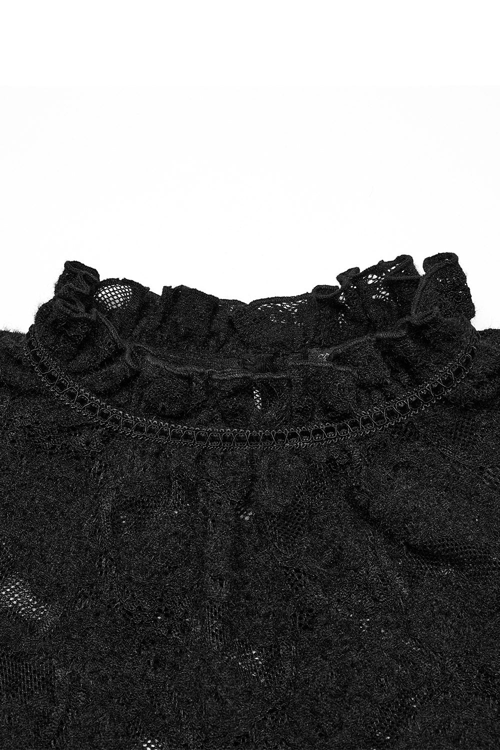 lace ruffled shirt by punk rave