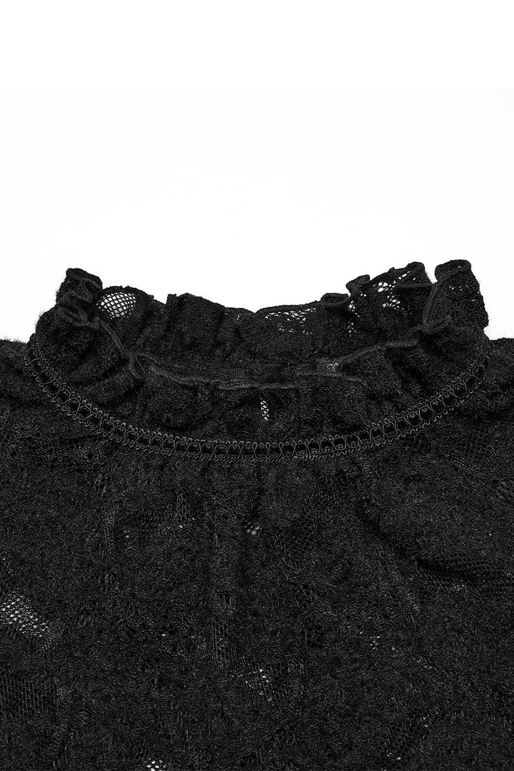 lace ruffled shirt by punk rave