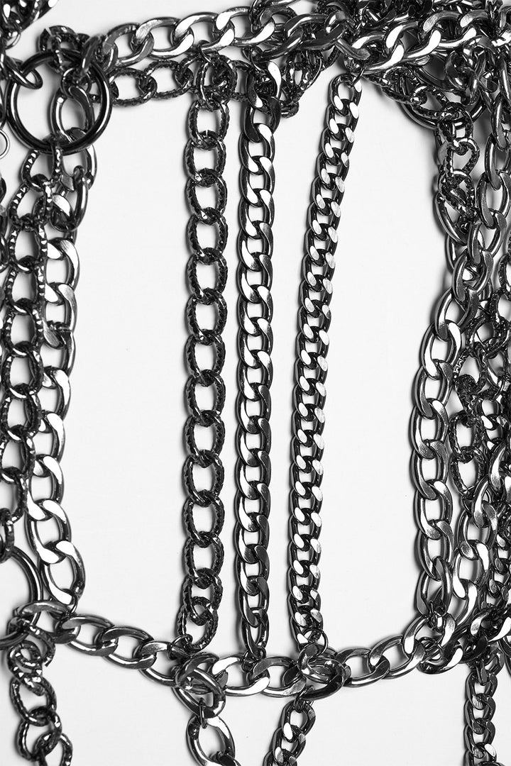 metal chain dress by punk rave