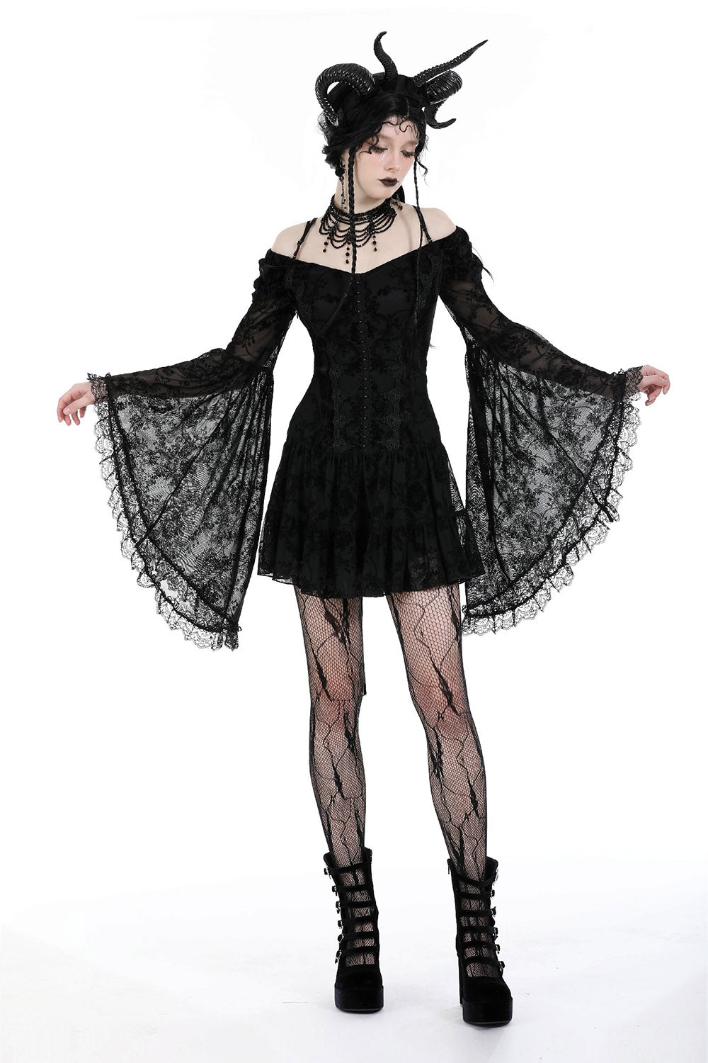 little black gothic dress