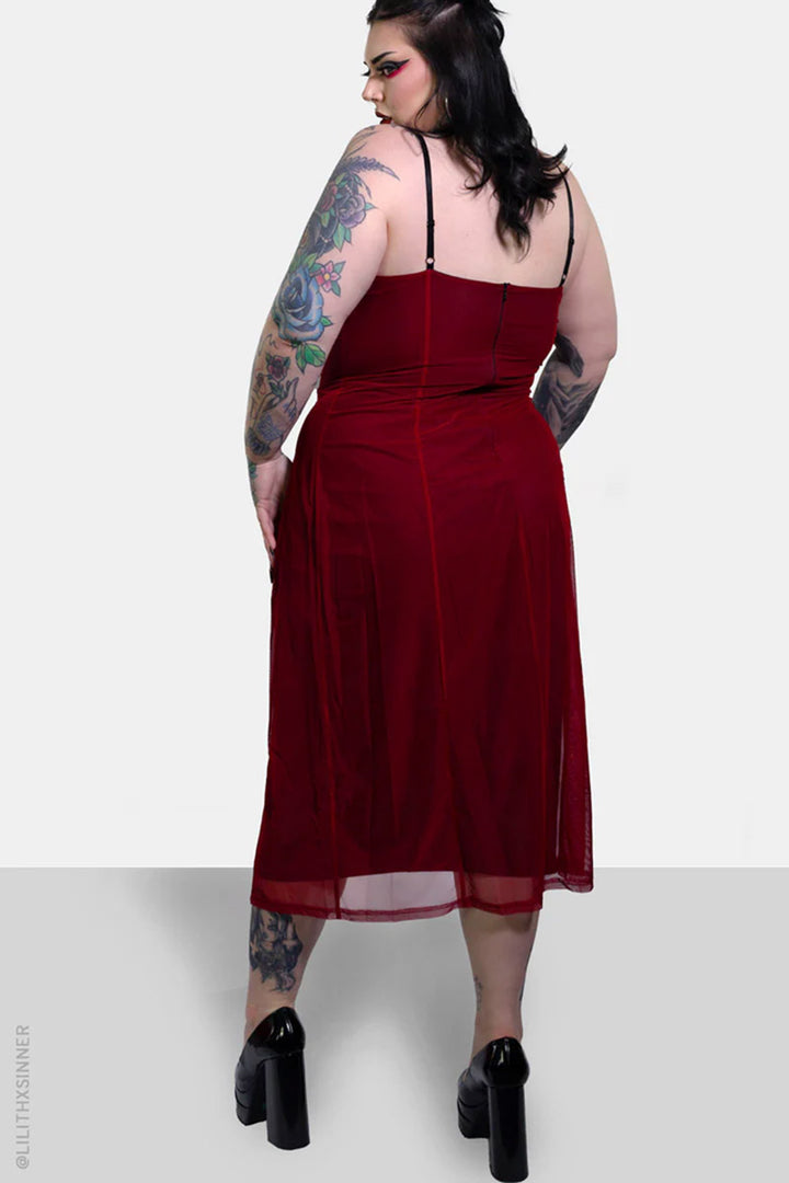 summer plus size goth dress