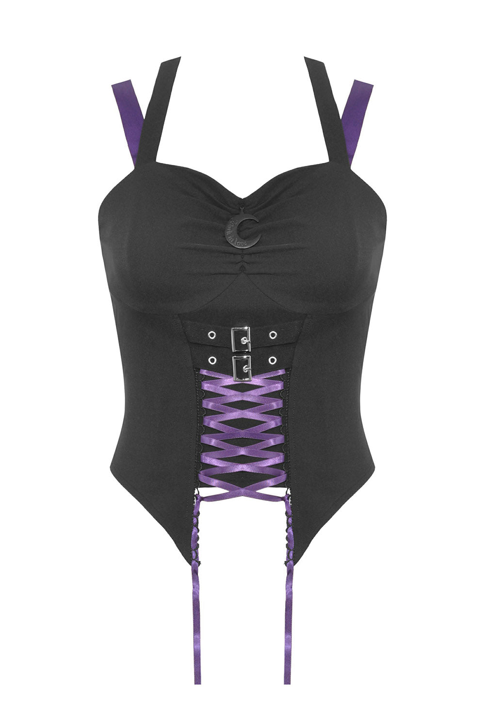 Moonhaunt Halter Crop Top