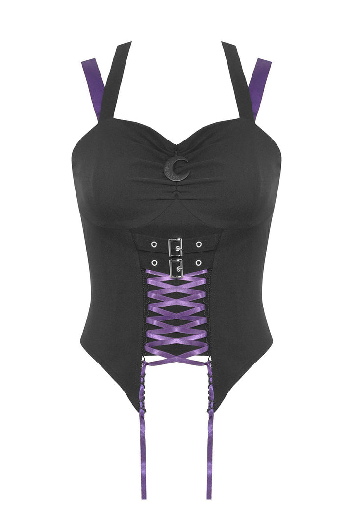 Moonhaunt Halter Crop Top