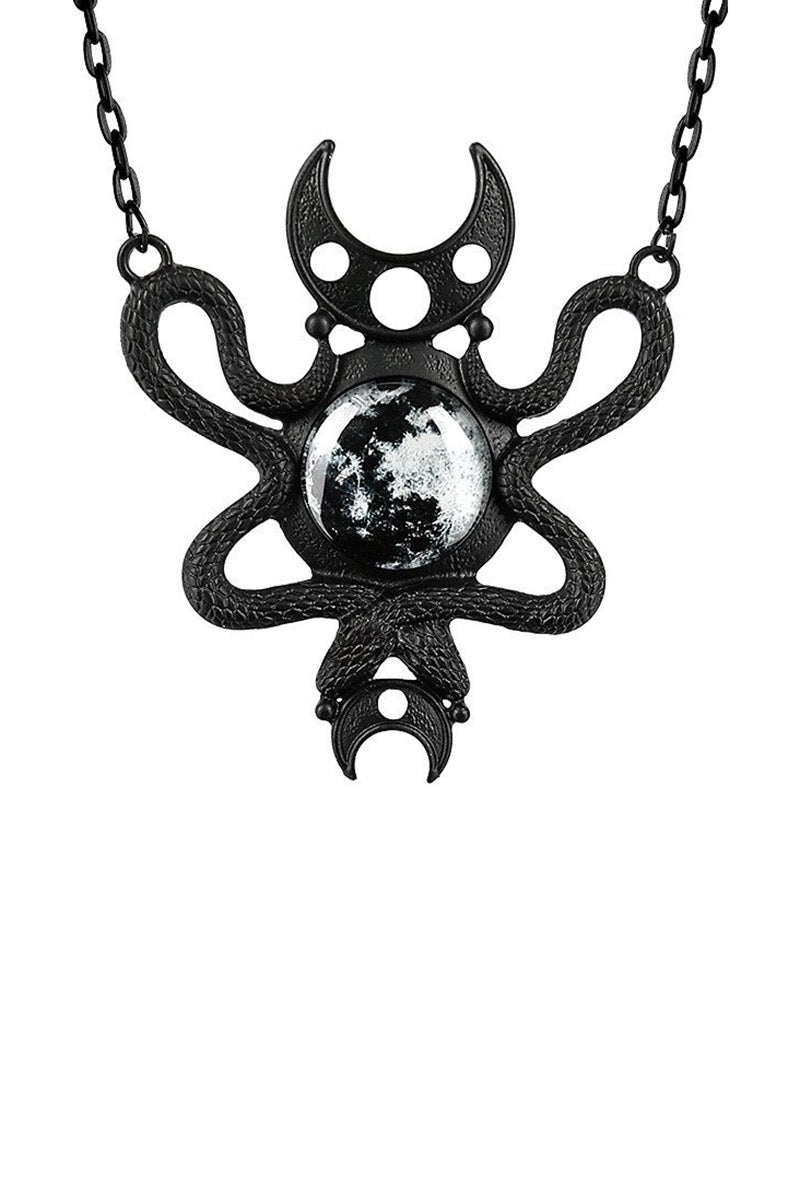 crescent moon necklace