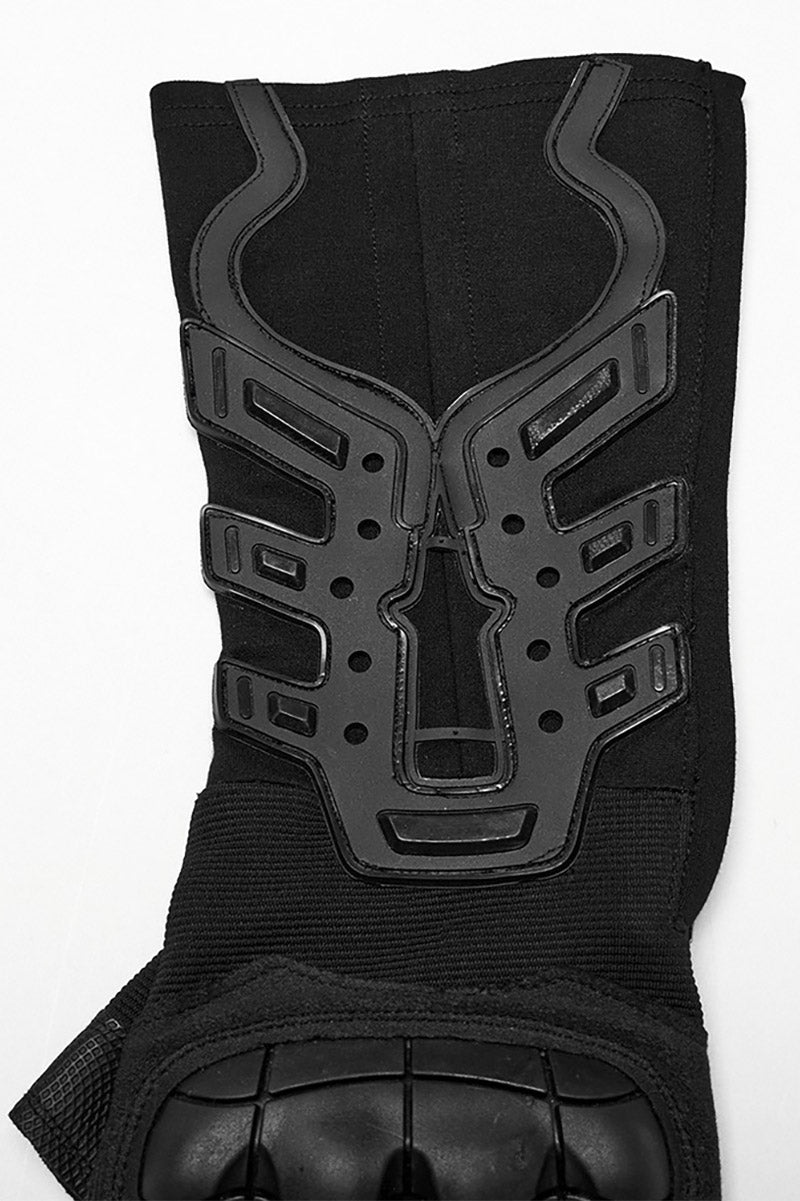 gothic motorcycle gloves