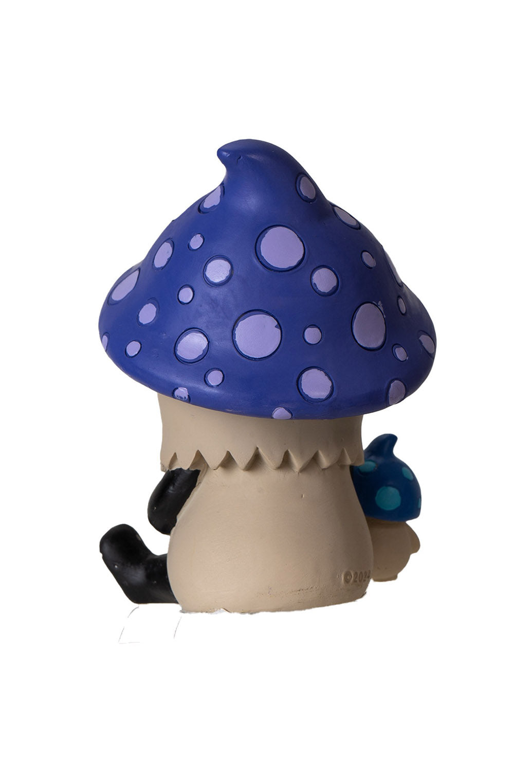 creepy cute mushroom fungi statue