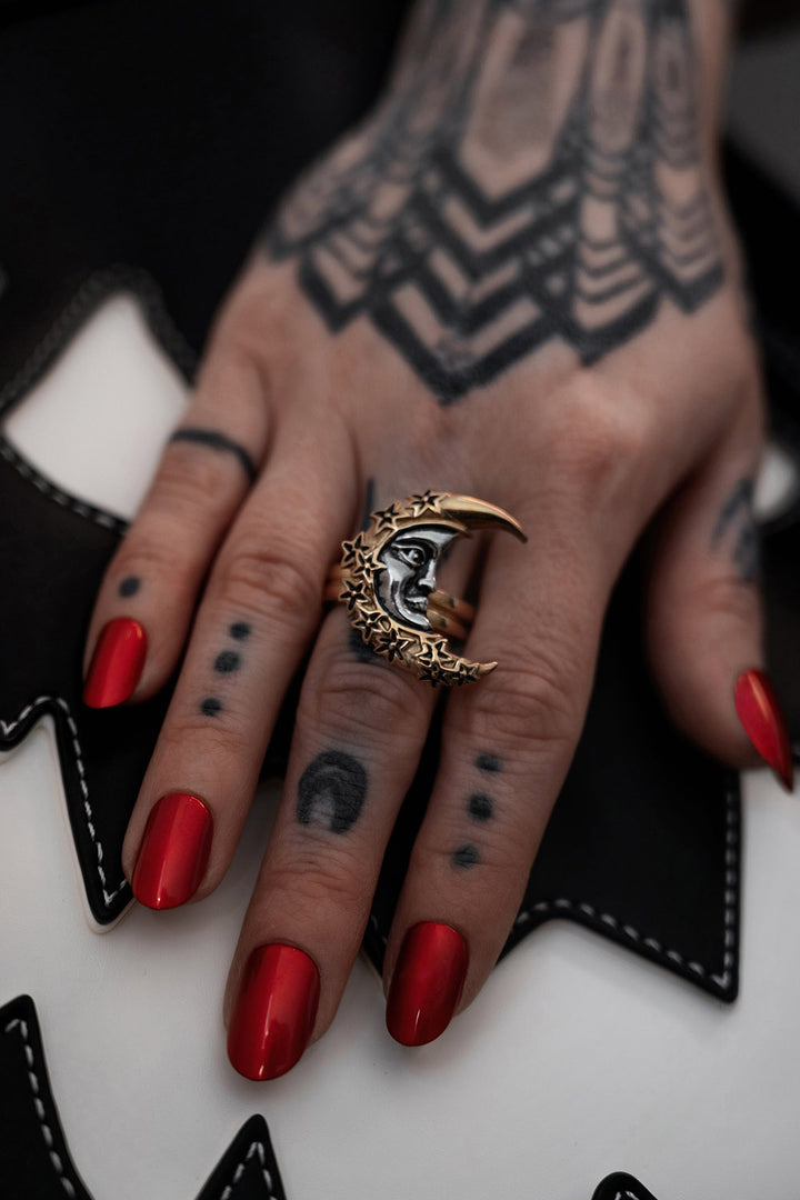 stainless steel witch ring