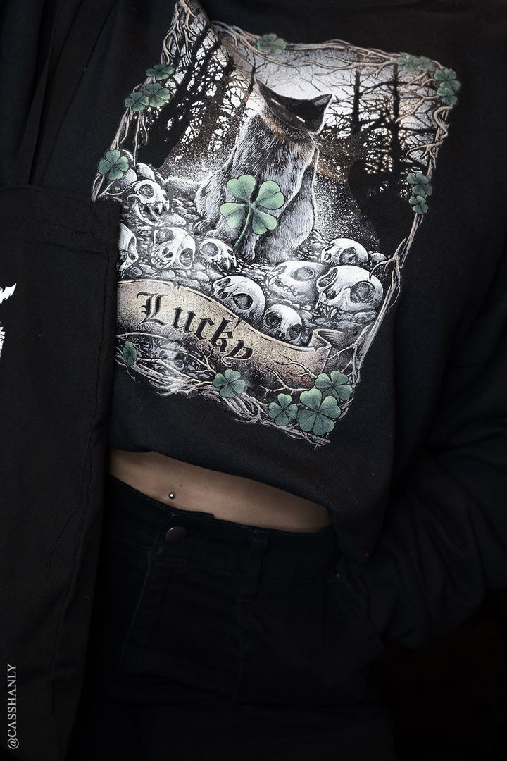 Lucky Cat Tarot Sweatshirt